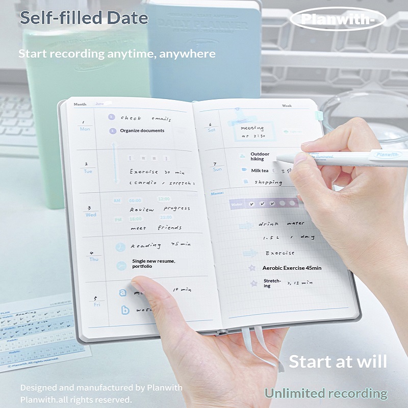 Planwith Self-dated Annual Pla - Leather Work Notebook ulasan dan harga