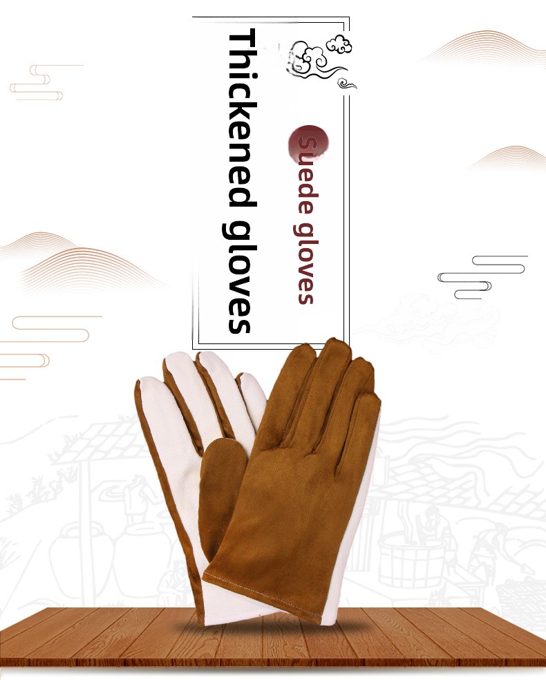 Suede Etiquette Gloves - Thick - Leatherwork Appreciation ulasan dan harga