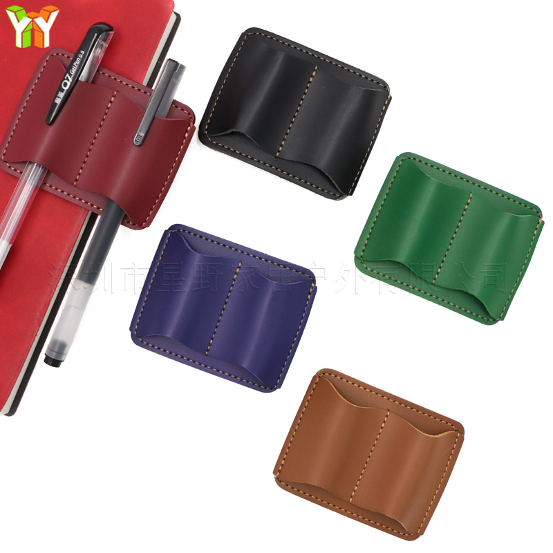 Portable PU Leather Pen Holder - Leather Work Notebook ulasan dan harga