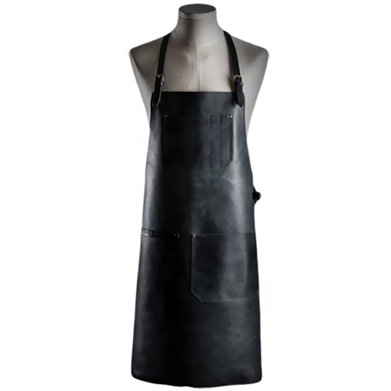 Fashionable PU Apron Waterproo - Leatherwork Apron ulasan dan harga