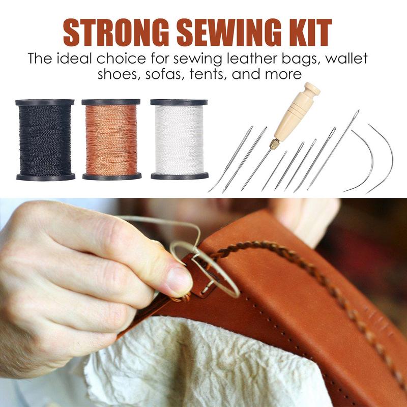 Leather Stitching Kit Heavy Du - Leatherwork Tool Kit ulasan dan harga