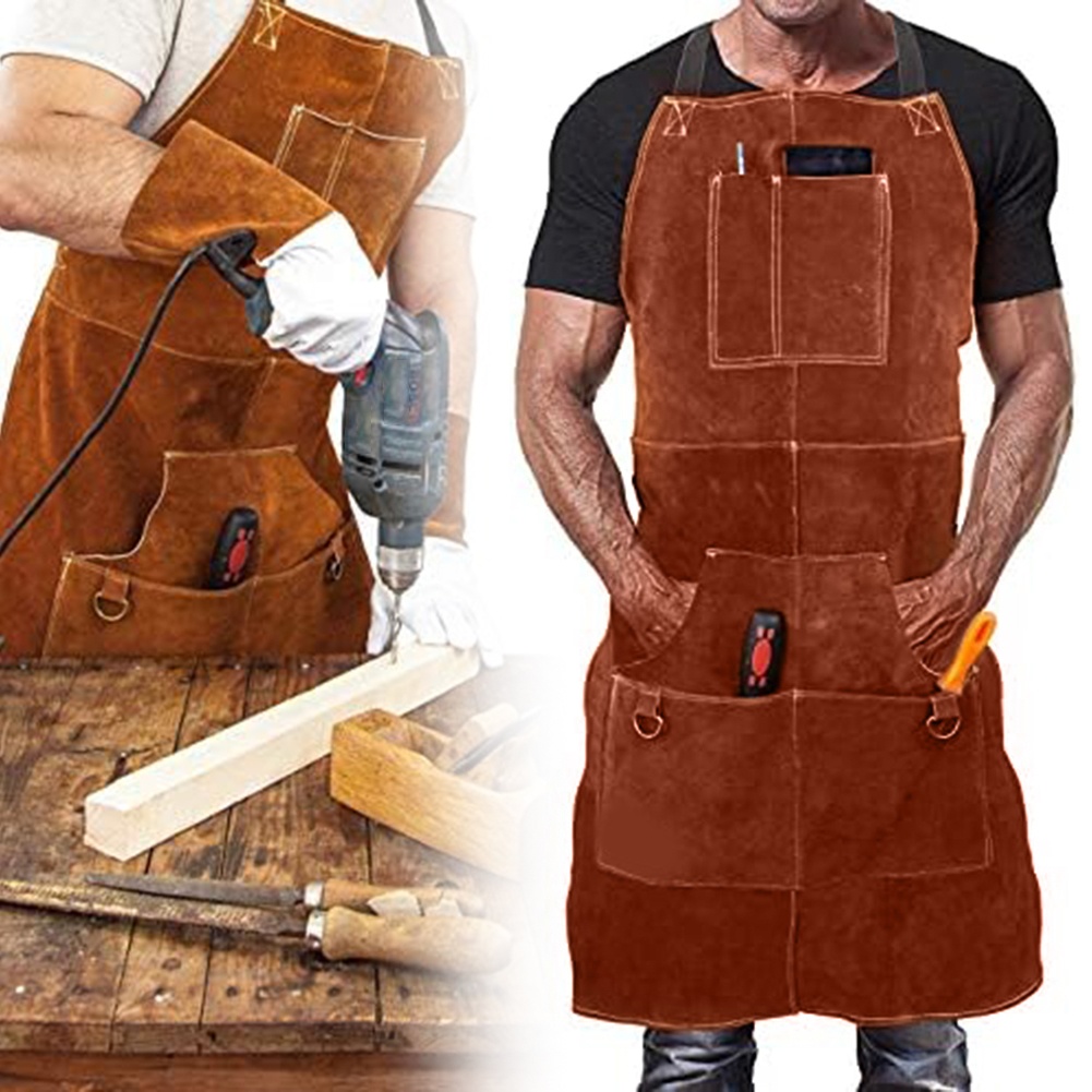 For Welder For Blacksmith Cowh - Leatherwork Apron ulasan dan harga