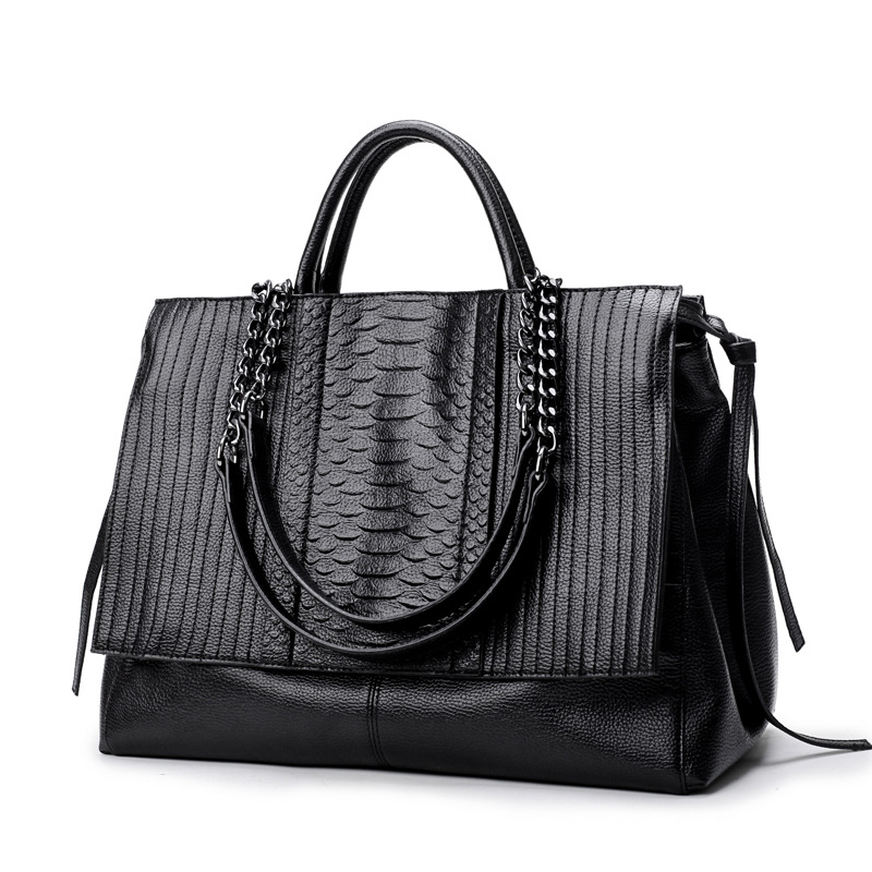 Elegant Tote Bag With Zipper,  - Leather Work Bag Women ulasan dan harga