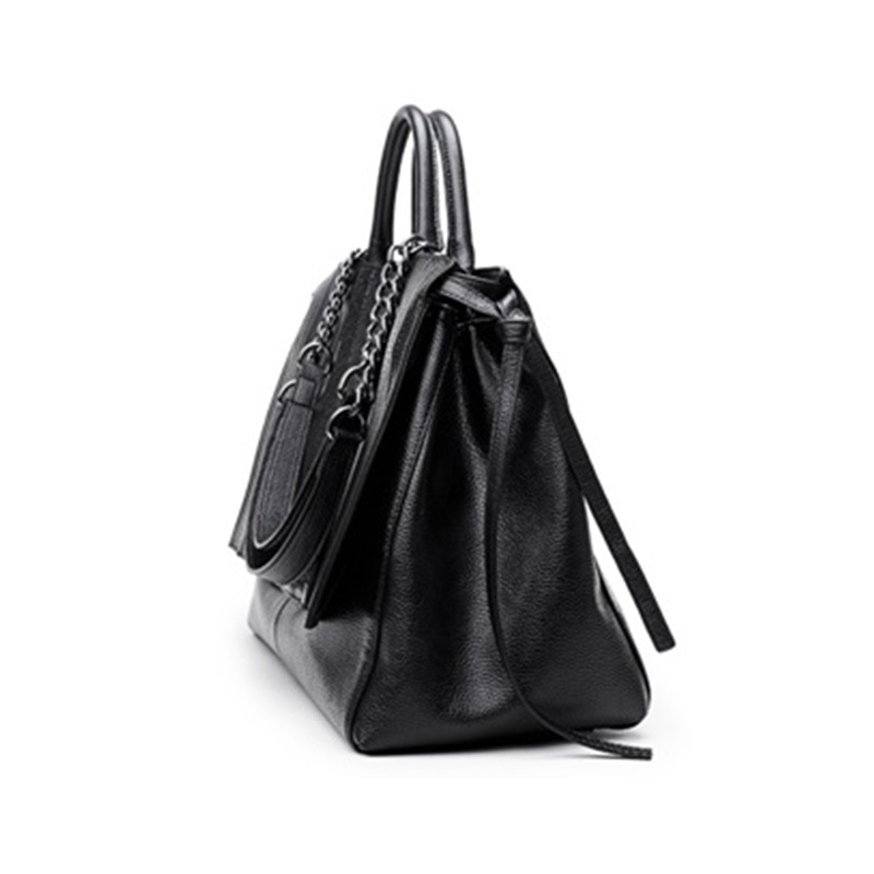 Elegant Tote Bag With Zipper,  - Leather Work Bag Women ulasan dan harga