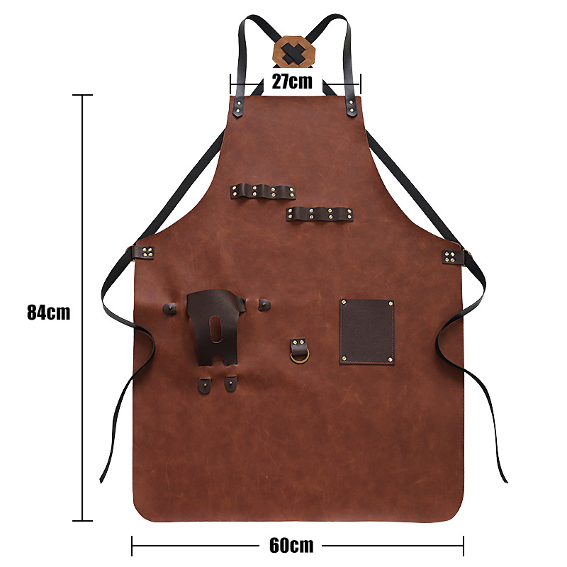 Outdoor PU Leather Apron Outdo - Leatherwork Apron ulasan dan harga
