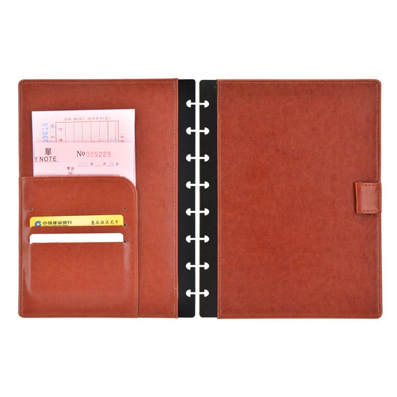 Loose-leaf Leather Cover Mushr - Leather Work Notebook ulasan dan harga