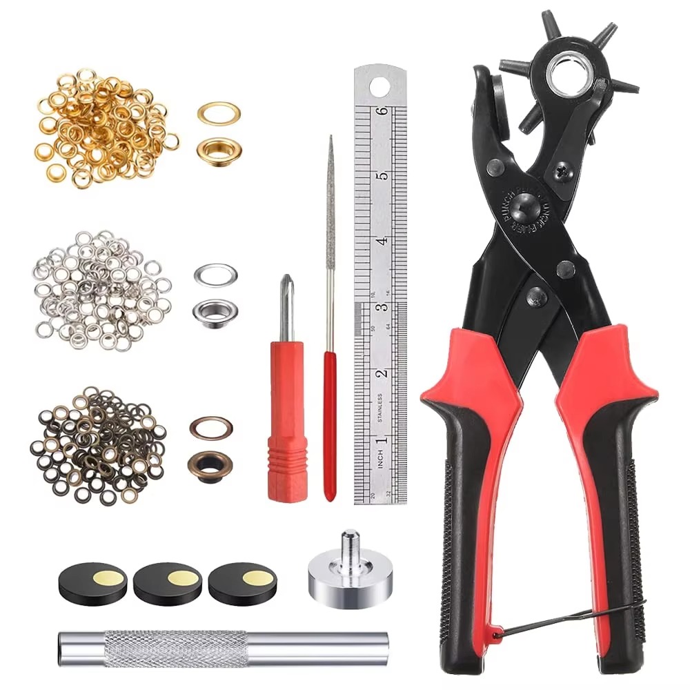 Leather Craft Tools Belt Hole  - Leather Punch Revolving ulasan dan harga