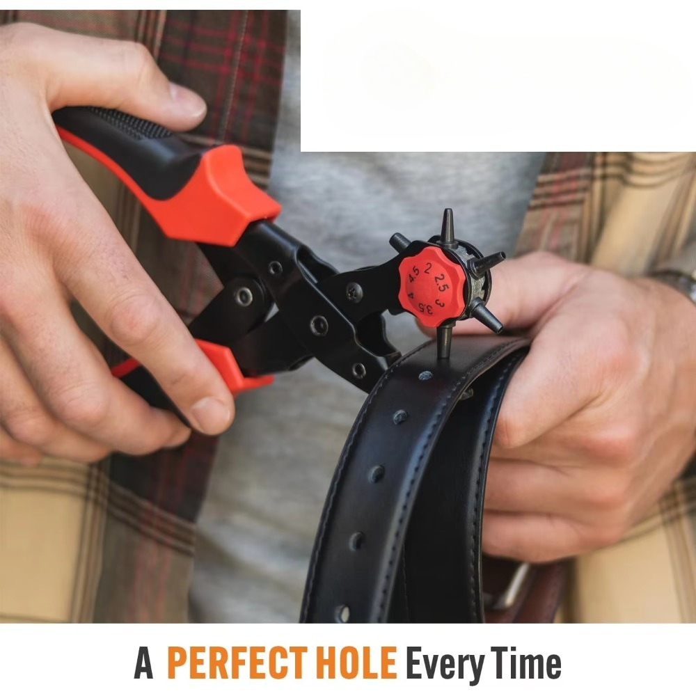 Leather Craft Tools Belt Hole  - Leather Punch Revolving ulasan dan harga