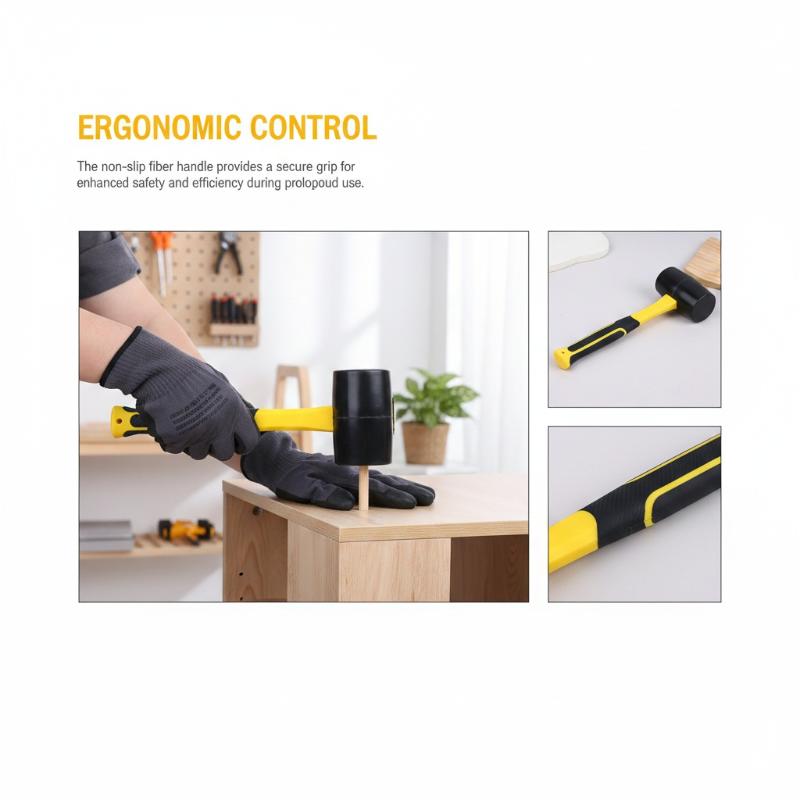 Black Rubber Hammer 2LB Americ - Leatherwork Mallet ulasan dan harga