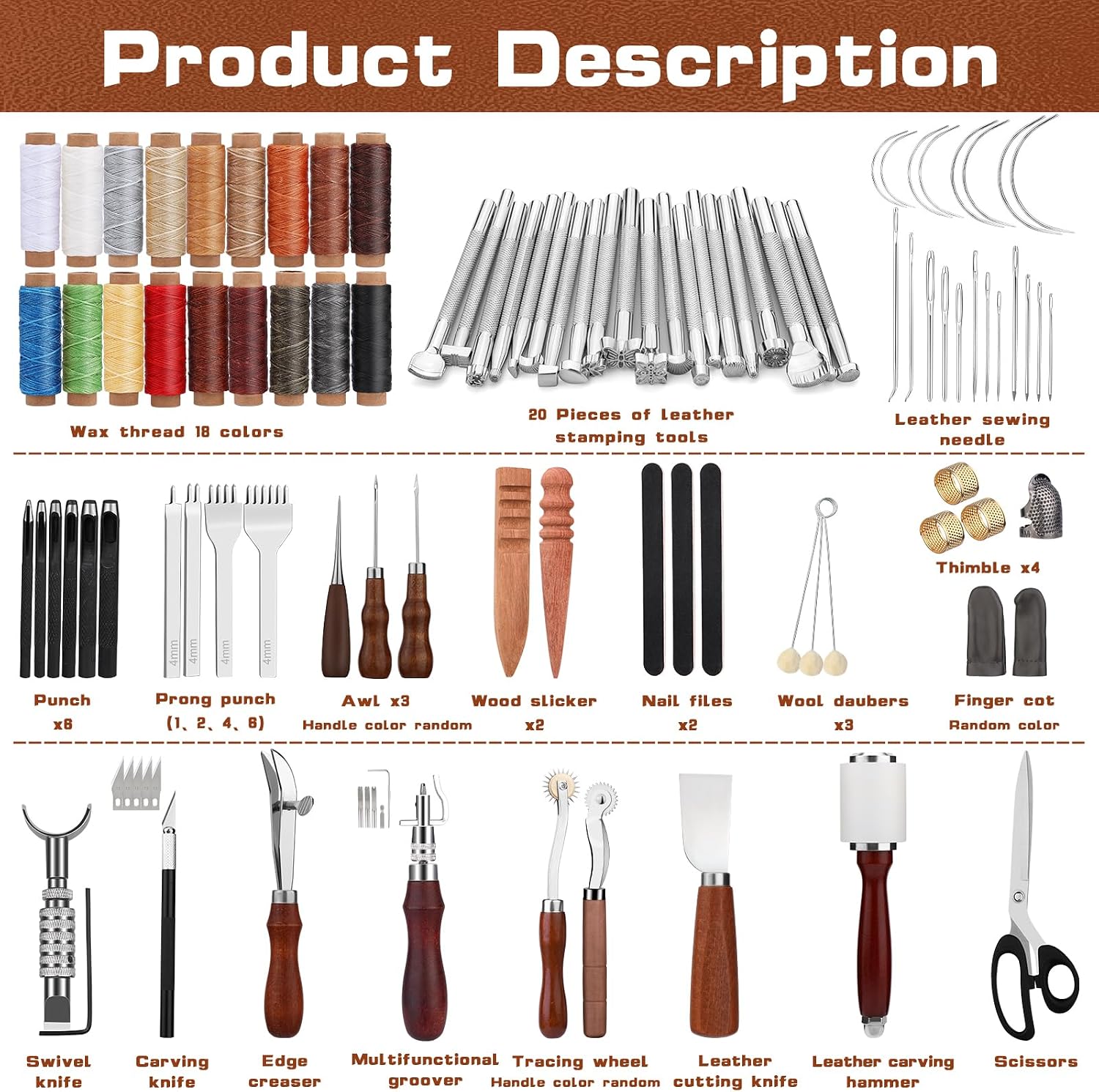 Leather Working Tool Leatherwo - Leatherwork Essentials ulasan dan harga