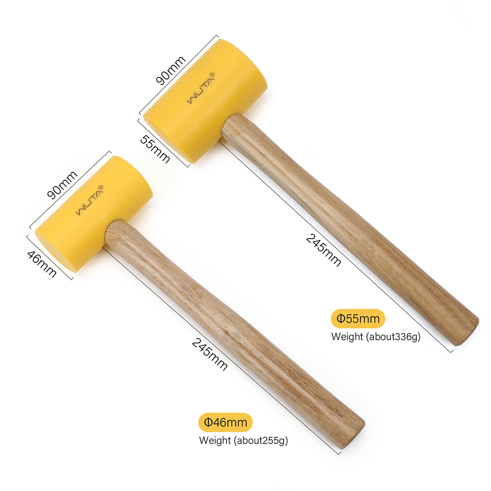 WUTA 1PC Multifunctional Leath - Leatherwork Mallet ulasan dan harga