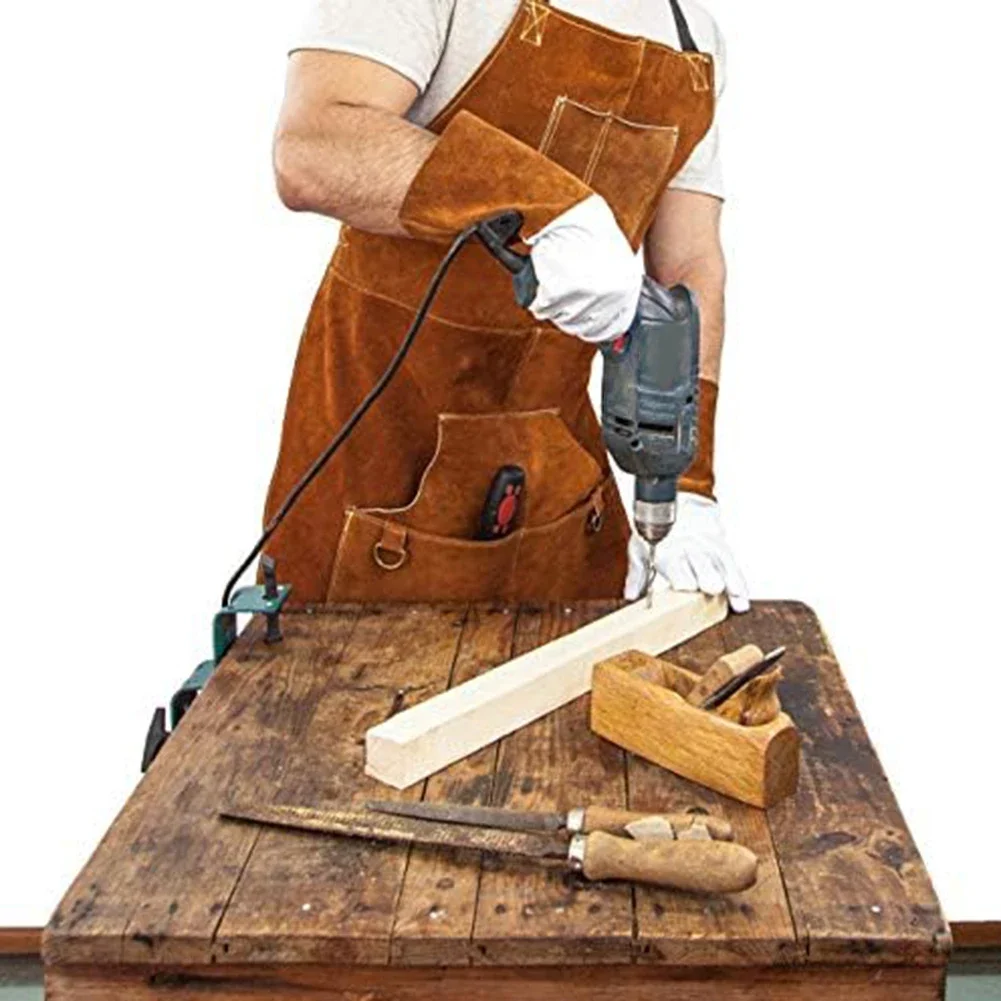 Cowhide Leather Industrial Use - Leatherwork Apron ulasan dan harga