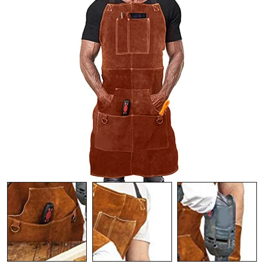 Cowhide Leather Industrial Use - Leatherwork Apron ulasan dan harga