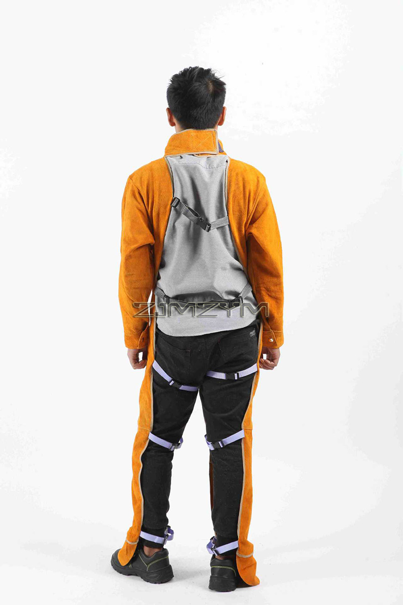 Cowhide Leather Welding Suit W - Leatherwork Apron ulasan dan harga