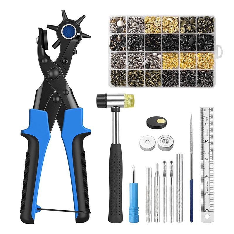 New Belt Hole Puncher for Leat - Leather Punch Revolving ulasan dan harga
