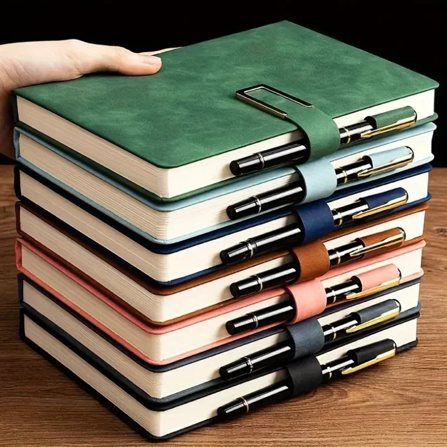 1pcs Soft-Cover Vintage A5 Lea - Leather Work Notebook ulasan dan harga